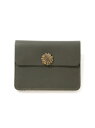 Fun&Daily F&D:Concho Button Card case ファンアンドデイリー 財布・ポーチ・ケース 名刺入れ・カードケース グリーン【送料無...