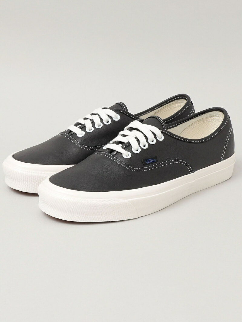 【SALE／30%OFF】SHIPS VANS: AUTHENTIC 44 DX LEATHER シップス シューズ スニーカー/スリッポン ブラック ホワイト【RBA_E】【送料無料】