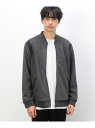 コムサイズム アウター メンズ 【SALE／10%OFF】COMME CA ISM フェイクスエード ジップアップ テディブルゾン コムサイズム ジャケット・アウター ブルゾン・ジャンパー グレー ブラック【RBA_E】【送料無料】