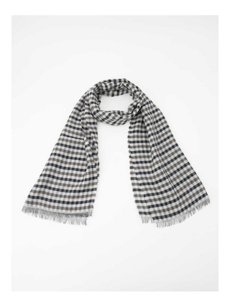 Aquascutum MEN Club Check Stole アクアスキュータム ファッション雑貨 マフラー ストール ネックウォーマー ネイビー グリーン【送料無料】