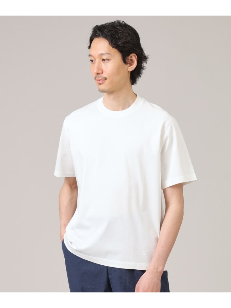 タケオキクチ 服 メンズ 【SALE／10%OFF】TAKEO KIKUCHI ジャケットインナー 半袖 カットソー タケオキクチ トップス カットソー・Tシャツ ホワイト グレー ブルー【RBA_E】【送料無料】