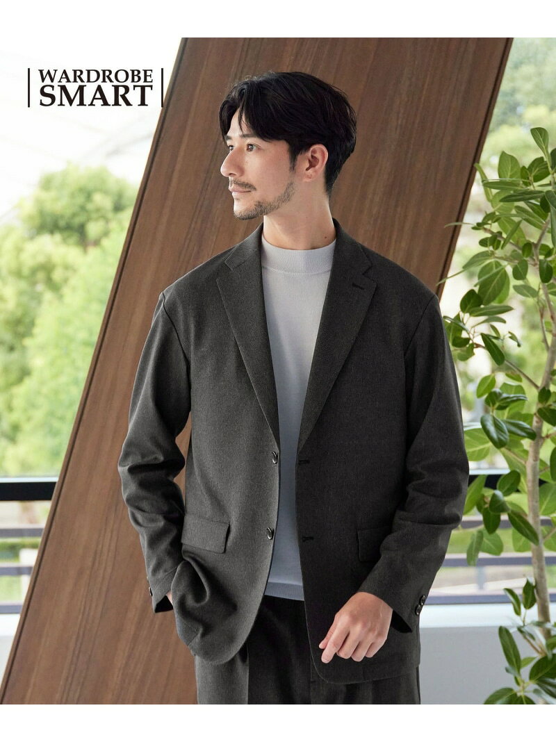 BEAUTY&YOUTH UNITED ARROWS 【WEB限定 WARDROBE SMART】LANATEC リラックス セットアップ/ジャケット&イージーパンツ ビューティー＆ユース　ユナイテッドアローズ スーツ・フォーマル セットアップスーツ グレー ネイビー ブラウン【送料無料】