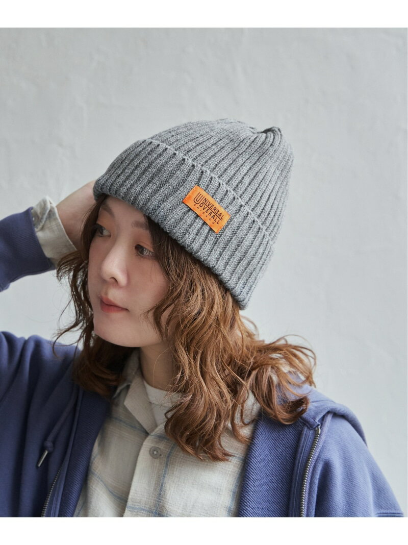 ikka UNIVERSAL OVERALL ユニバーサルオーバーオール ニットワッチ イッカ 帽子 その他の帽子 ネイビー..