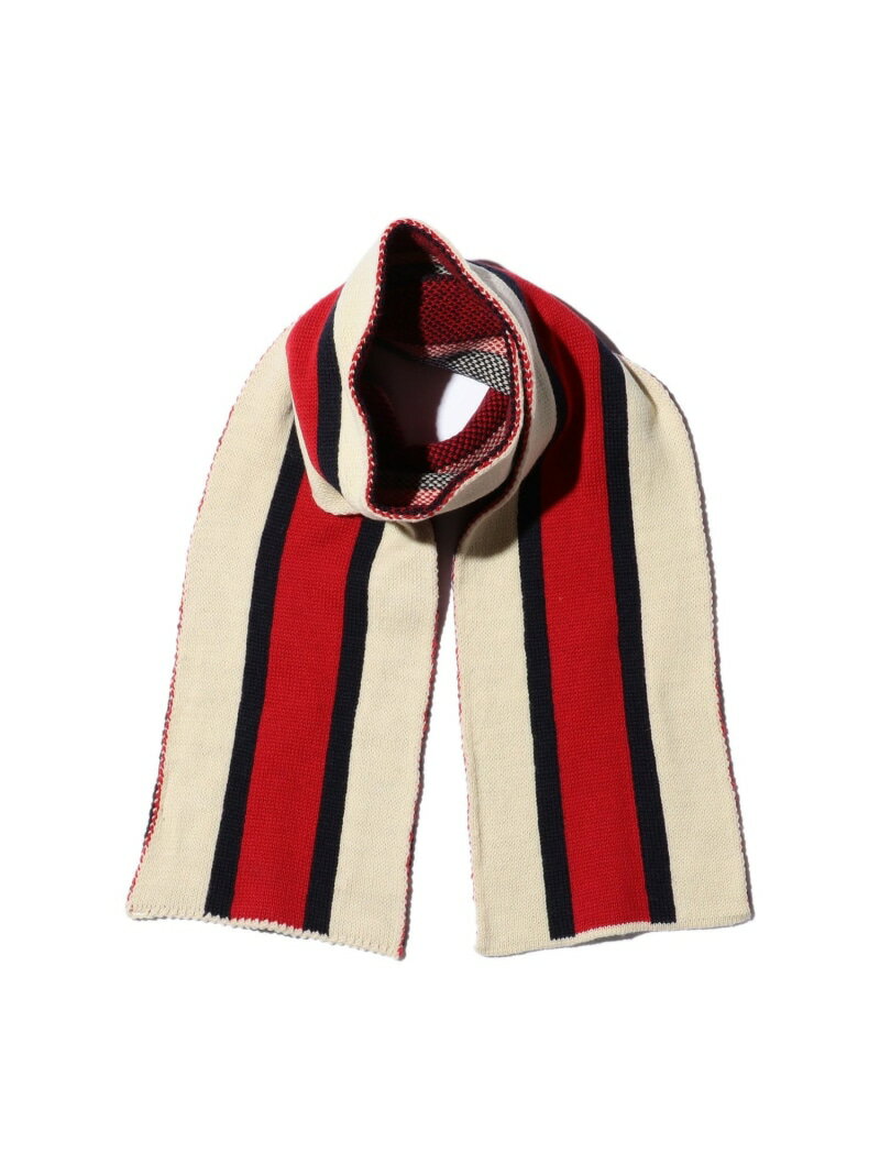 BEAMS PLUS School Scarf Jacquard Stripe ビームス メン ファッション雑貨 マフラー・ストール・ネッ..
