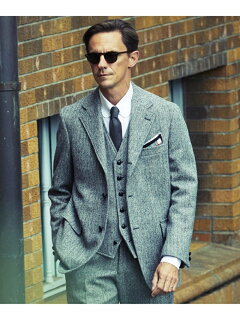 J. Press Laverock Tweed 3 Button Sack Sportcoat BROVYW0004: Grey J. Press Laverock Tweed 3 Button Sack Sportcoat BROVYW0004: Grey