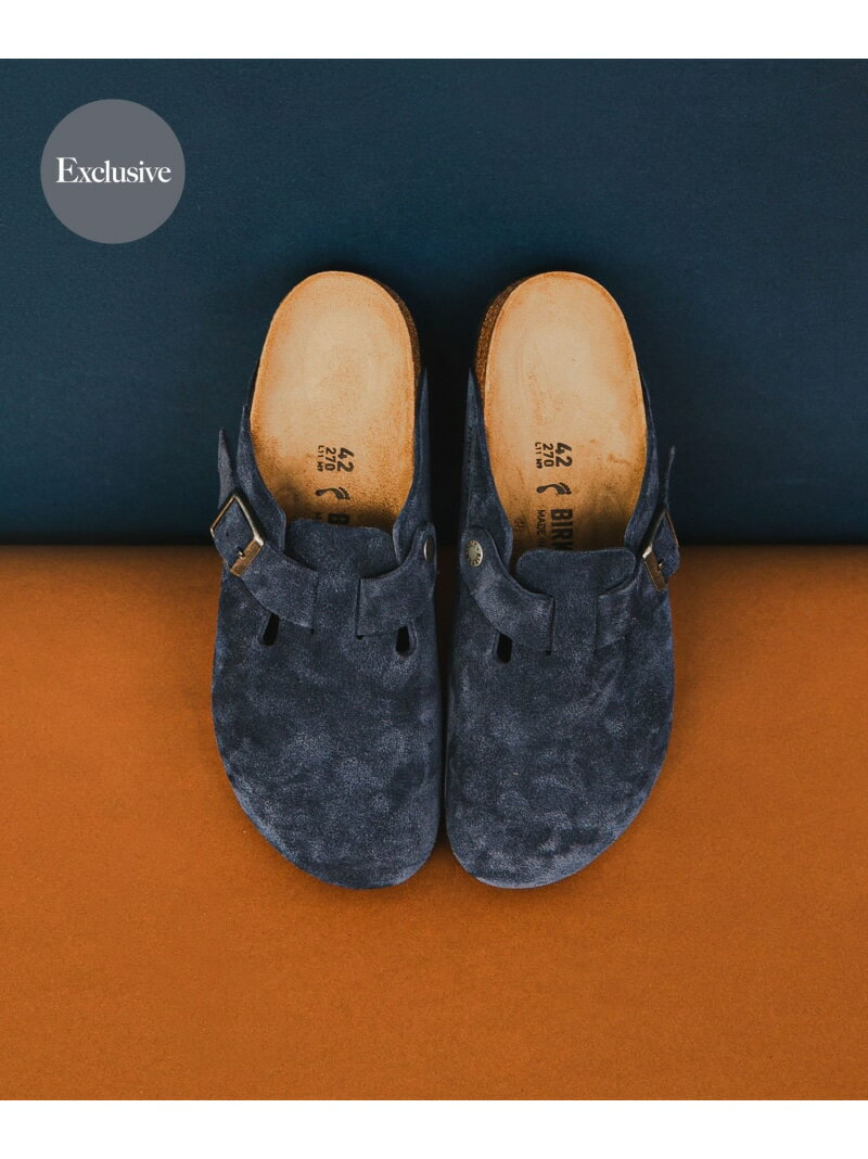 URBAN RESEARCH BIRKENSTOCK Exclusive Boston (Narrow) アーバンリサーチ シューズ・靴 サンダル ネイビー【送料無料】