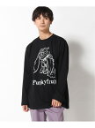 FUNKY FRUIT FUNKY FRUIT/(U)NMパペット長袖Tシャツ ファンキーフルーツ カットソー Tシャツ ブラック ホワイト【送料無料】