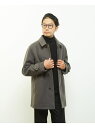 【SALE/30%OFF】MEN'S MELROSE 《WEB限定》テックメルトンバルカラーショートコート メンズメルローズ ジャケット・アウター ステンカラー...