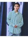 【SALE/40%OFF】UNITED ARROWS green label relaxing トーマスメイソン ジャストルーズ レギュラーカラー シャツ ユナイテッドアローズ グリーンレーベルリラクシング トップス シャツ・ブラウス ブルー イエロー【RBA_E】【送料無料】