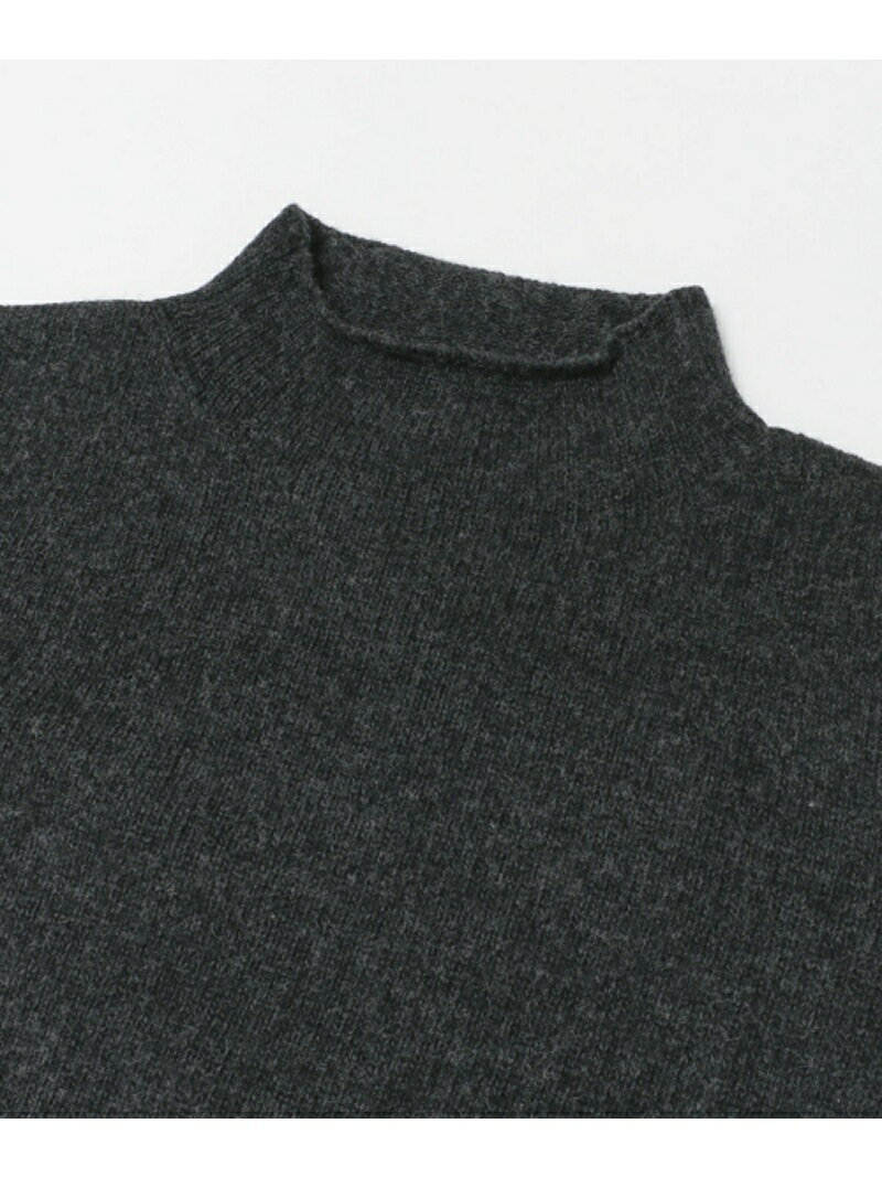 JP Roll Neck Knit UF87-12Y001: Charcoal