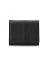 PATRICK STEPHAN PATRICK STEPHAN / Leather trifold wallet 'mimi' ミミ レザー 財布 三つ折り パトリック ステファン 財布・ポーチ・ケース 財布 ブラック【送料無料】(4)