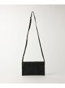 UNITED ARROWS green label relaxing ＜implres＞easy square shoulder bag ショルダーバッグ ユナイテッドアローズ グリーンレーベルリラクシング バッグ ショルダーバッグ ブラック【送料無料】