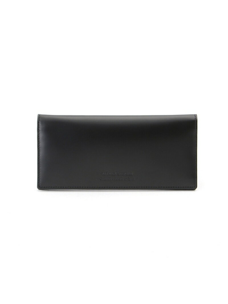 PATRICK STEPHAN PATRICK STEPHAN / Leather long wallet 'brillant' ブリアント レザー 財布 パトリック ステファン 財布・ポーチ・ケース 財布 ブラック グリーン【送料無料】