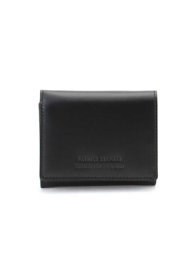 PATRICK STEPHAN PATRICK STEPHAN / Leather trifold wallet 'brillant' ブリアント レザー 財布 三つ折り パトリック ステファン 財布・ポーチ・ケース 財布 ブラック グリーン