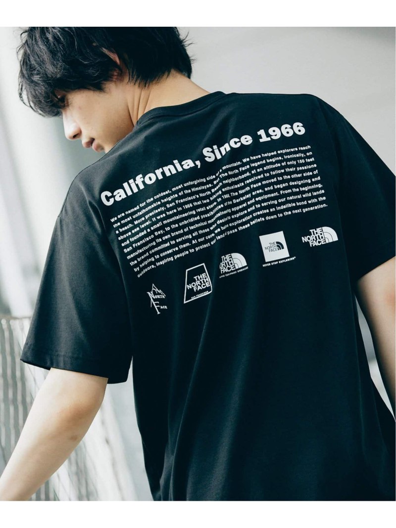 JOURNAL STANDARD 【THE NORTH FACE / ノースフェイス】S/S ヒストリカルロゴTシャツ ジャーナル スタンダード トップス カットソー・Tシャツ ブラック ホワイト【送料無料】