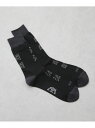 NANO universe ROSTER SOX/200 SAKE YOI ナノユニバース 靴下・レッグウェア その他の靴下・レッグウェア ブラック