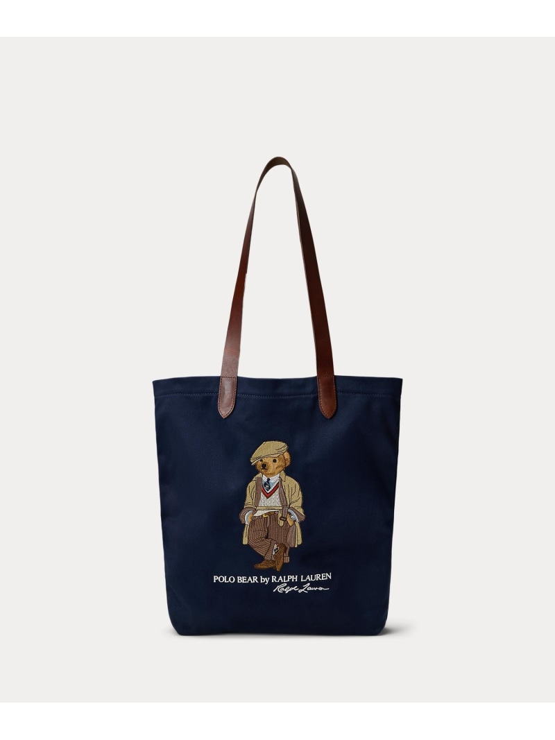 POLO RALPH LAUREN Polo ベア ツイル ショッパー トート ラルフローレン バッグ トートバッグ ネイビー【送料無料】