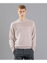 【SALE/30%OFF】JOSEPH HOMME 【LEON 2月号掲載】シルクバルキーハニカム クルーネックニット ジョゼフ オム トップス ニット ブルー...
