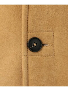 J. Press Shearling Jacket JROVYW0215: Beige J. Press Shearling Jacket JROVYW0215: Beige