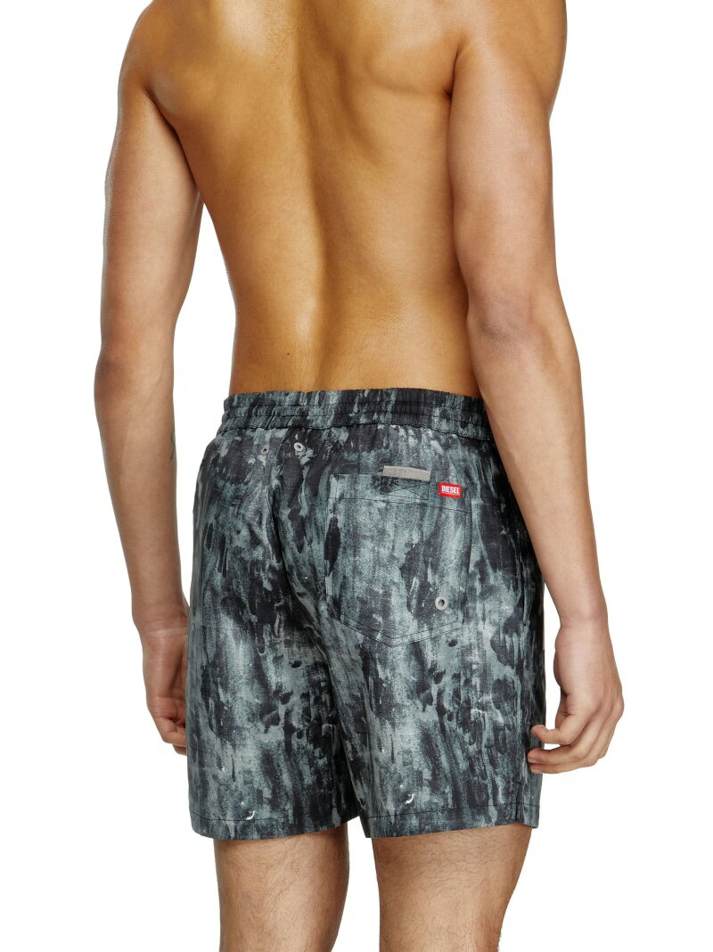DIESEL メンズ スイムパンツ RIO-41-D-POP ディーゼル 水着・スイムグッズ 水着 グレー ブルー【送料無料】