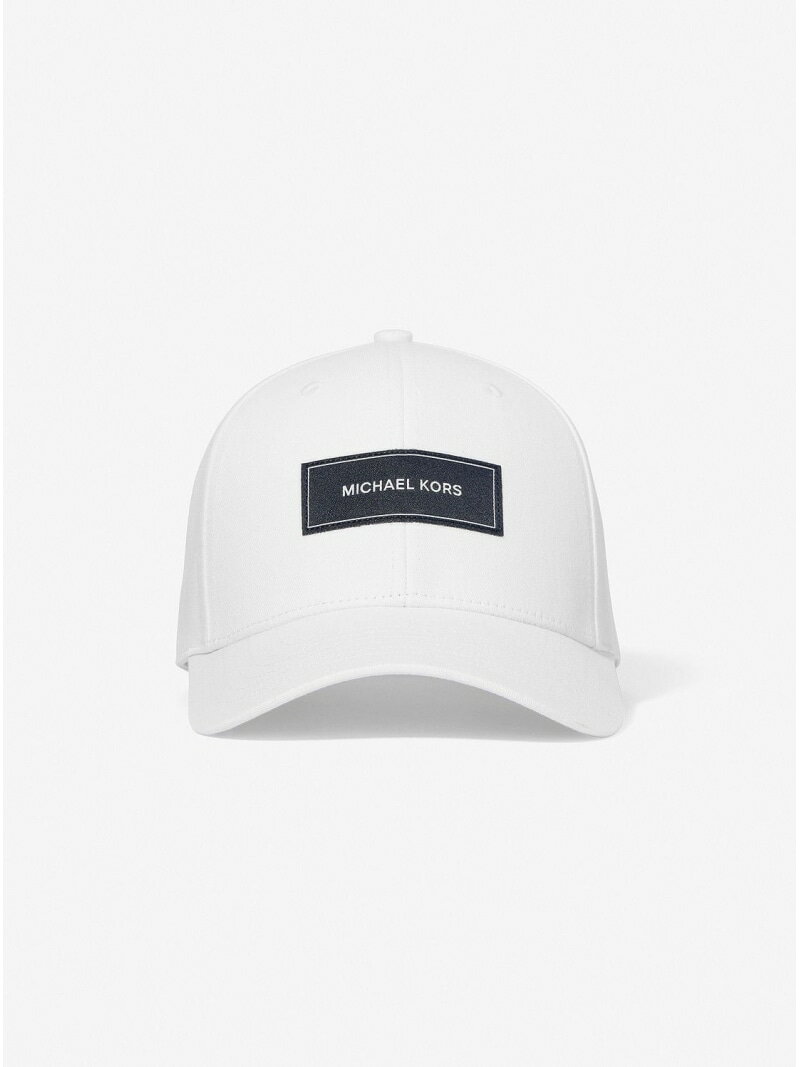 【SALE／82%OFF】MICHAEL KORS クラシック レーベル ツイル キャップ マイケルコース マイケル・コース 帽子 キャップ ホワイト【RBA_E】(4)