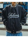 サブサエティ スタジャン メンズ 【SALE／50%OFF】Subciety NYLON STADIUM JKT サブサエティ ジャケット・アウター スタジャン・スカジャン ブラック ブラウン グリーン【RBA_E】【送料無料】