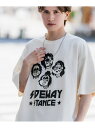 【SALE/53%OFF】SIDEWAY STANCE SIDEWAY STANCE サイドウェイスタンス プリント ロックバンド ピグメント 半袖Tシャツ インプローブス トップス カットソー・Tシャツ ホワイト レッド ブラック【RBA_E】