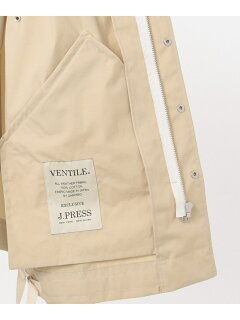 J. Press Ventile Coaches Jacket JROVKM0024: Ivory