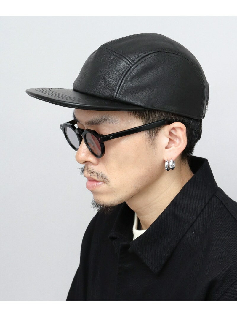 【SALE/20%OFF】Mr.COVER キャップ メンズ 帽子 黒 つば長め 本革 ミスターカバー Mr.COVER エー.エム.エス. 帽子 キャップ ブラック【RBA_E】【送料無料】