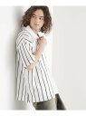 【SALE/30%OFF】tk.TAKEO KIKUCHI 【セットアイテム】透かし編みオープンシャツ ティーケータケオキクチ トップス シャツ・ブラウス ホワ...