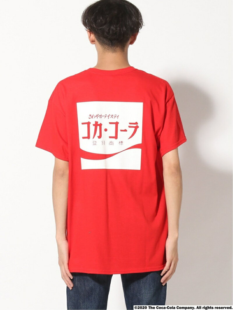 【SALE／45%OFF】JOURNAL STANDARD relume Coca Cola EMBROIDERY TEE1 ジャーナル スタンダード レリューム カットソー Tシャツ レッド ホワイト【RBA_E】