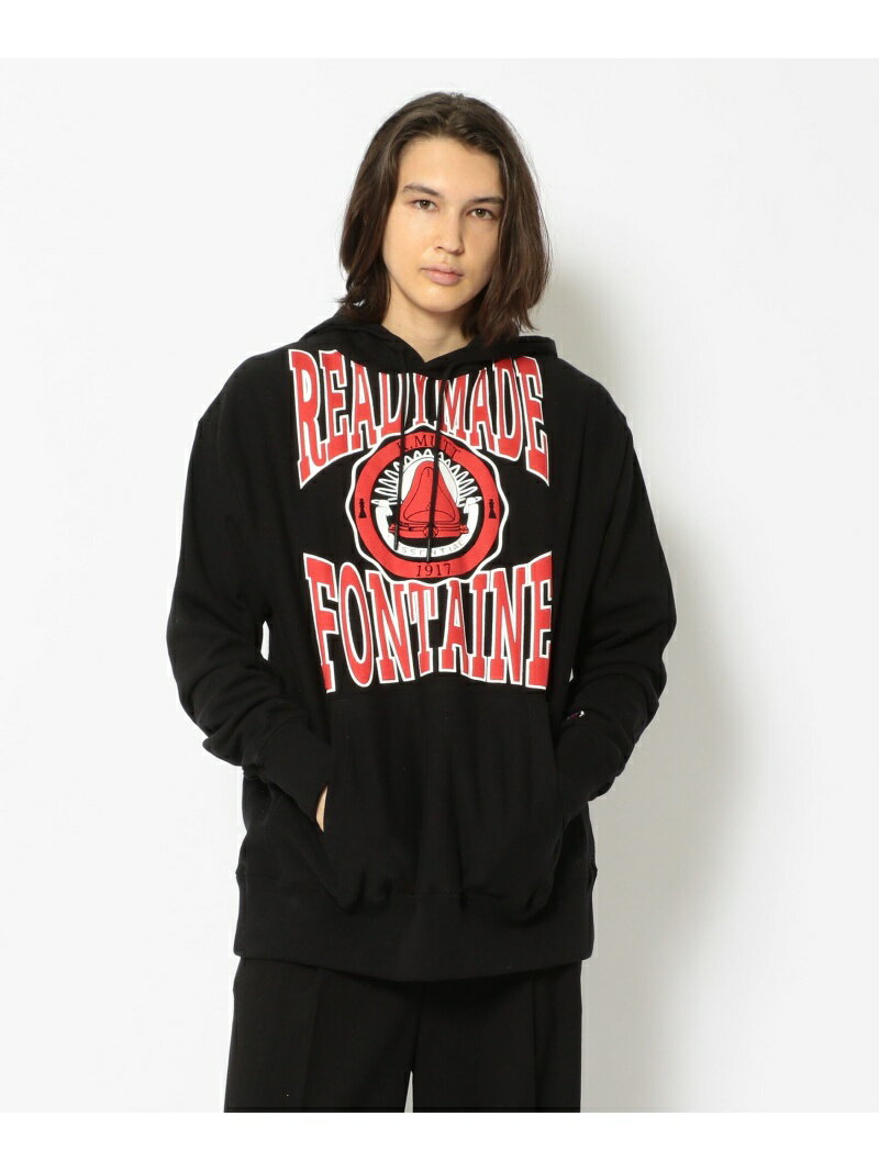 ROYAL FLASH READYMADE / fB[Ch/ HOODIE FONTAINE/BLK CtbV gbvX p[J[Et[fB[ ubNyz