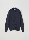 JOHN SMEDLEY フルジップアップ長袖カーディガン | CLAYGATE | 24G STANDARD FIT ジョンスメドレー トップス ニット ブラック【送料無料】