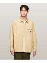 【SALE/40%OFF】TOMMY JEANS バーシティヒーローオーバーシャツ トミーヒルフィガー トップス その他のトップス ベージュ ホワイト【RBA_E】【送料無料】
