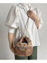 【SALE/30%OFF】Magine ST:PENDLETON / MESH DRAW POUCH マージン 財布・ポーチ・ケース ポーチ ベージュ ホワイト...