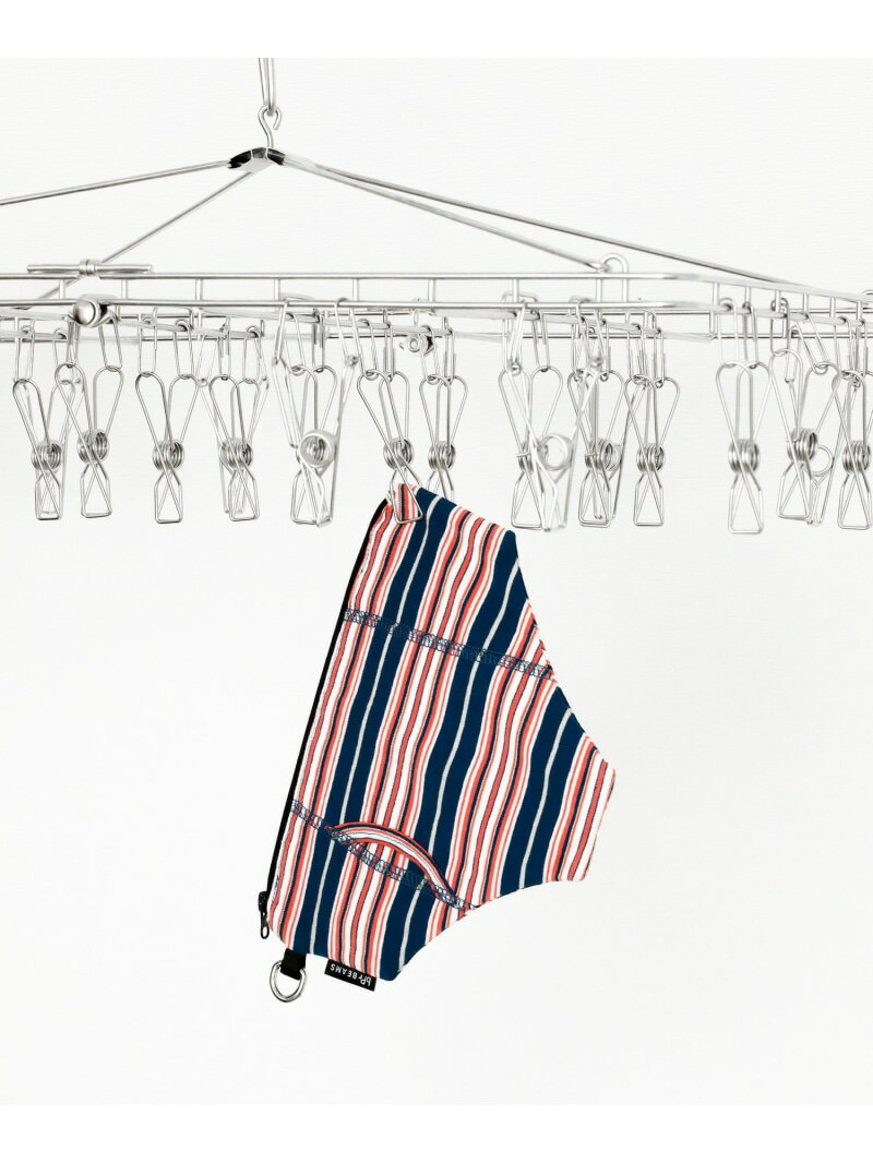 bPr BEAMS ボーダー ポーチ ビームス メン 財布・ポーチ・ケース ポーチ ブラック ブラウン オレンジ ホワイト イエロー