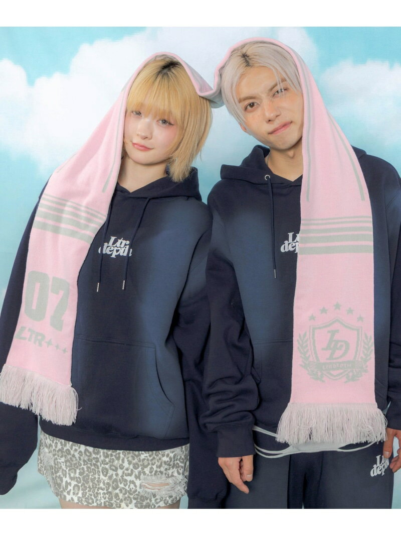 WEGO MEN'S エンブレムサッカーマフラー ウィゴー ファッション雑貨 マフラー・ストール・ネックウォー..