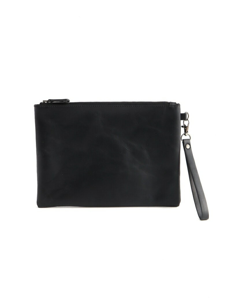 BICASH (U)レザースモールクラッチ ビカ‐シ バッグ クラッチバッグ ブラック ブラウン【送料無料】