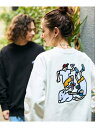 【SALE/65%OFF】matsui 別注「Dance」バックフェルト刺繍 クルーネック スウェット 24AW フリークスストア トップス スウェット・トレー...