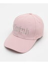 WEGO MEN'S ラインストーンロゴキャップ ウィゴー 帽子 キャップ ピンク ブラック