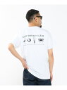 BEAMS MEN OLD SOLDIER / KEEP OUR BAY CLEAN TEE ビ