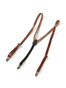 【SALE／10%OFF】UNIVERSAL OVERALL UNIVERSAL OVERALL/(U)【72】【UNIVERSAL OVERALL】Leather Suspenders エフエスビー ファッション雑貨 サスペンダー ブラウン ネイビー ブラック【RBA_E】【先行予約】*【送料無料】