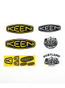 KEEN UNISEX KEEN STICKER PACK ユニセックス キーン ステッカー パック キーン 文房具 ステッカー シール テープ