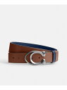 COACH 【公式】シグネチャー バックル カット トゥ サイズ リバーシブル ベルト 38MM コーチ ファッション雑貨 ベルト ブラウン【送料無料】