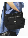 MAISON SPECIAL Nylon Drawstring Bag メゾンスペシャル バッグ ショルダーバッグ ブラック【送料無料】