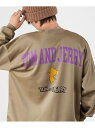 【SALE/50%OFF】improves TOM&JERRY トムとジェリー ダンボール トレーナー インプローブス トップス スウェット・トレーナー カーキ...