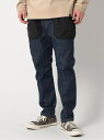 Grand PARK NICOLE NANGA*H.A.K.U/ナンガ*ハク別注 LOW CLOTCH SKINNY2 denimパンツ ニコル パンツ カーゴパンツ レッド【送料無料】
