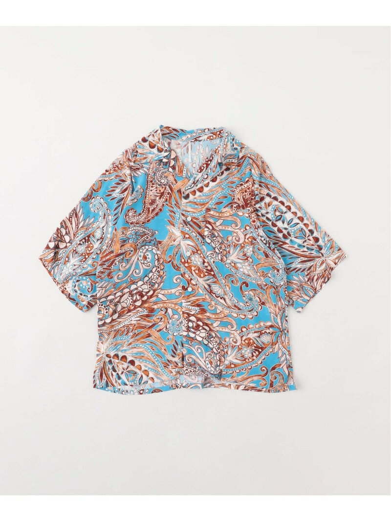 EDIFICE m's braque (エムズ ブラック) アロハシャツ エディフィス トップス シャツ・ブラウス ブルー【送料無料】のサムネイル