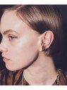 and cloud Capture Layered Earcuff アンドクラウド アクセサリー・腕時計 イヤリング・イヤーカフ ブラック イエロー【送料無料】