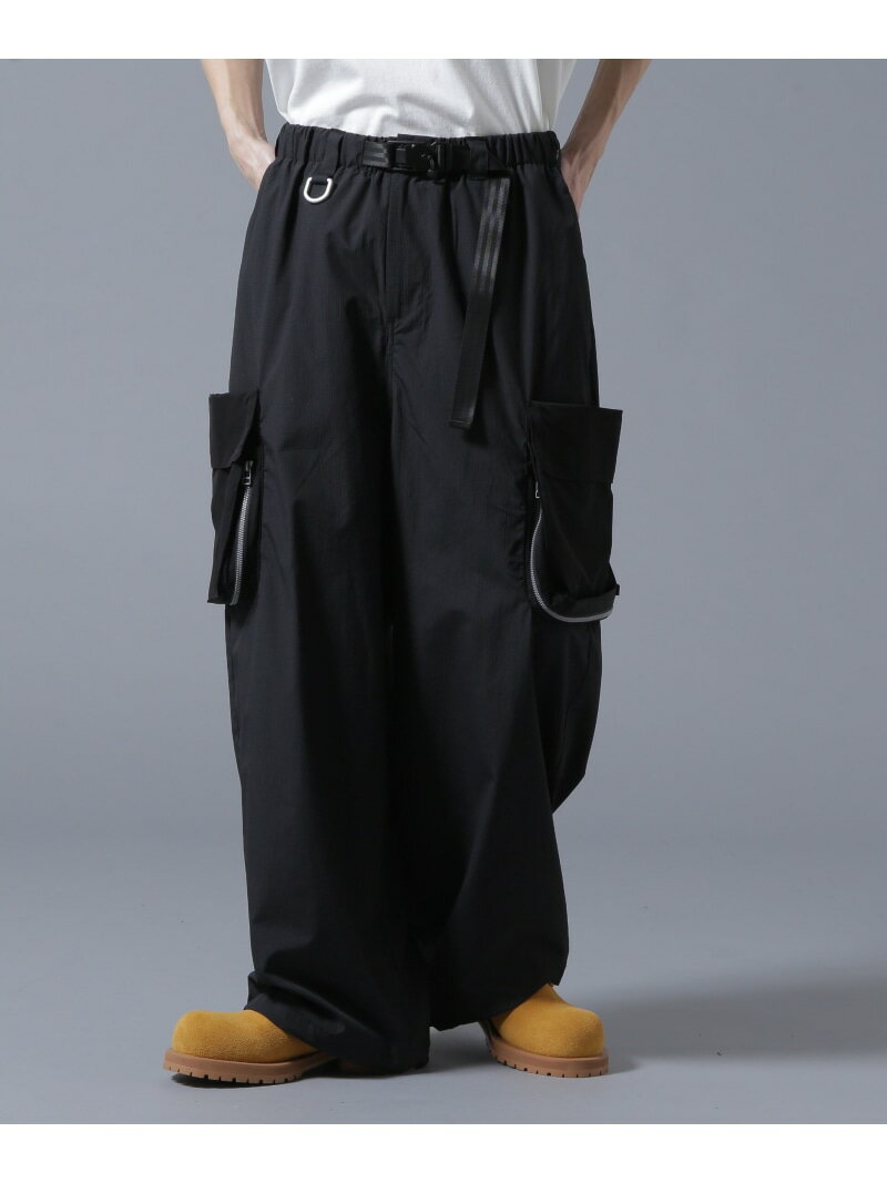 LHP DankeSchon/ダンケシェーン/SWITCH NYLON CARGO PANTS エルエイチピー パンツ その他のパンツ ブラック【送料無料】